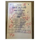 Sam Leach Presents "Breakfast with the Beatles" Poster