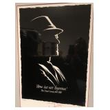 Limited Edition Tom Landry Autographed 30x40 Print by Janice Williams , Apr 1989  