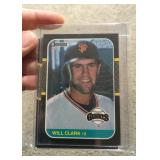 Will Clark Don Russ Baseball Card 