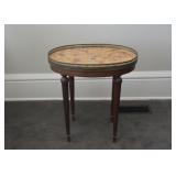 Antique Stone Top Occasional / Parlor Table