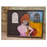 Contemporary Framed Artwork, Signed