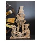Mexican / Aztec Pottery Statue 