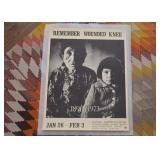 Remember Wounded Knee (Native American Week) Poster