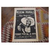 Mexican Murals Exhibition Poster 