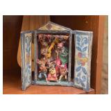 Mexican Folk Art Shadow Box / Diorama