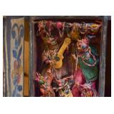 Mexican Folk Art Shadow Box / Diorama