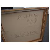 Original Contemporary Artwork by C. Walker (Signed & Dated)