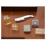 Perfume Bottles, Pins, Etc.