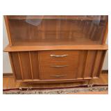 Very Nice Mid Century Modern China Cabinet with Sliding Glass Doors