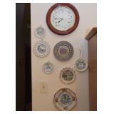 Wall Clock, Souvenir Plates