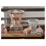 Glass & Crystal Vases, Figurines