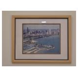 Framed Chicago Skyline Photograph