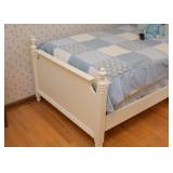 Cottage Style White Twin Bed