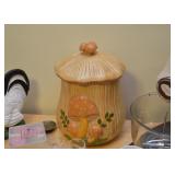 Vintage Mushroom Canister