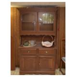Vintage Country Style China Cabinet