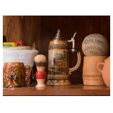 Shaving Brush, Beer Stein