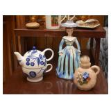 Ceramic Teapot, Figurine, Bottle