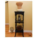 BUY IT NOW! $85 - Dark Wood 3-Tier Spindle Accent Table (approx. 14" L x 13" W x 36" H)