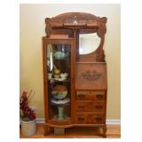 BUY IT NOW!  $400 - Antique Side-by-Side Secretary (approx. 38" L x 13" W x 71" H)