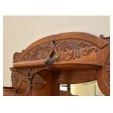 BUY IT NOW!  $400 - Antique Side-by-Side Secretary (approx. 38" L x 13" W x 71" H)