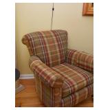 BUY IT NOW! $200 - Plaid Upholstered Armchair by Century Furniture