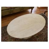 Oval Cocktail / Coffee Table (approx. 34" L x 21" W x 16" H)