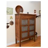 BUY IT NOW! $500 - Antique Pie Safe with Punched Tin Inserts (approx. 37" L x 17" W x 55" H)