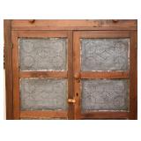 BUY IT NOW! $500 - Antique Pie Safe with Punched Tin Inserts (approx. 37" L x 17" W x 55" H)
