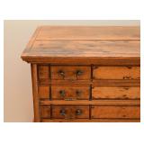 BUY IT NOW! $300 - Antique Spool Cabinet, 4 Drawer with Stand (approx. 25" L x 15" W x 24" H)