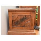 BUY IT NOW! $300 - Antique Spool Cabinet, 4 Drawer with Stand (approx. 25" L x 15" W x 24" H)