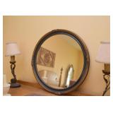 Vintage Round Wall Mirror