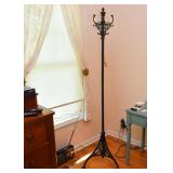 Antique Iron Coat Rack