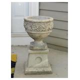 Concrete Garden Planters on Pedestals