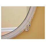 BUY IT NOW! $150 - Antique Chippy White Wall Mirror (approx. 60" L x 36" W)