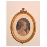 Antique Oval Framed Portrait 