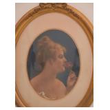 Antique Oval Framed Portrait 
