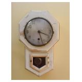 Chippy White Wall Clock