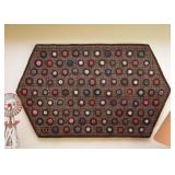 Primitive Penny Rug