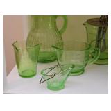 Green Depression Glass