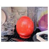 Red Hall Cookie Jar