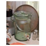 Seeded Glass Beverage Dispenser