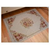 Needlepoint Area Rug (Roses)