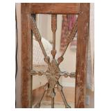 Antique Wood Mirror