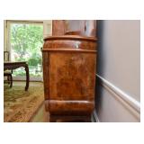 $4,000 - Rare Antique Curved Beidermeier Burlwood Veneer Gentleman