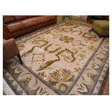 $2,500 - Striking Room-Size Hand-Knotted Tibetan Area Rug (approx. 11