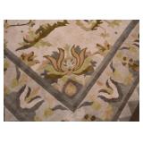 $2,500 - Striking Room-Size Hand-Knotted Tibetan Area Rug (approx. 11