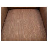 $250 - Contemporary Upholstered Armchair (approx. 27" L x 28" D x 35" H at the back)