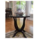 $100 - Contemporary Round Side / Accent Table (approx. 24" Dia x 24" H)