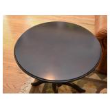 $100 - Contemporary Round Side / Accent Table (approx. 24" Dia x 24" H)