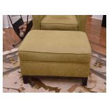 $350 - Contemporary Upholstered Armchair with Ottoman